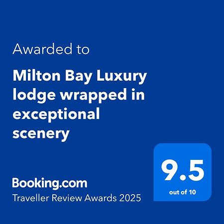 Milton Bay Luxury Lodge Wrapped In Exceptional Scenery Morenish Exterior foto