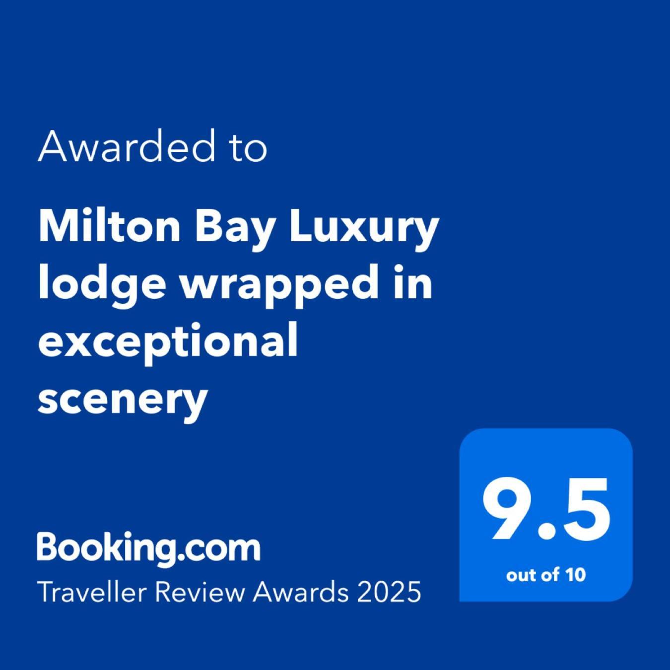 Milton Bay Luxury Lodge Wrapped In Exceptional Scenery Morenish Exterior foto